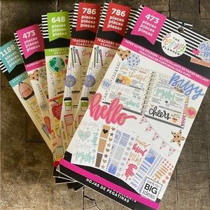 Happy Planner Sticker Books (READ)